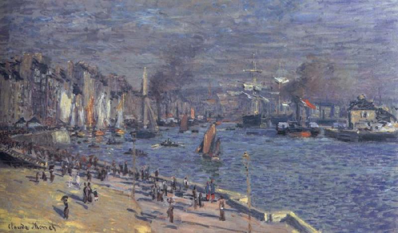 Claude Monet Port of Le Havre Sweden oil painting art